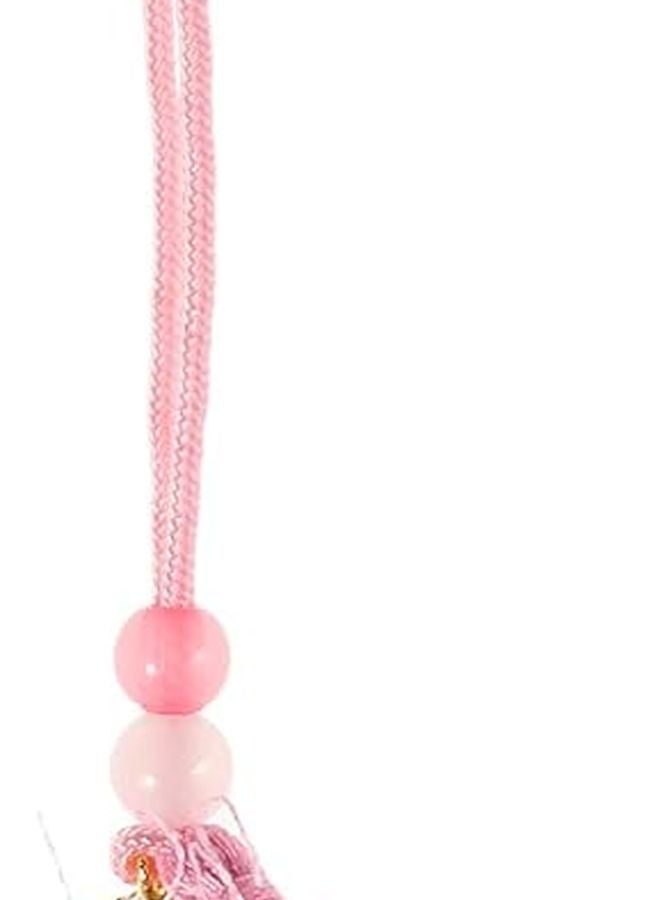Japanese Kinkaku Temple Cherry Blossom Tassel Pendant Good Luck Charm For Bag Backpack Home Decor - Image 1